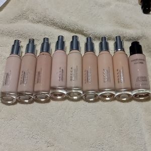 Becca ultimate foundation lot of 9 light warm/neutral undertones GREAT deal